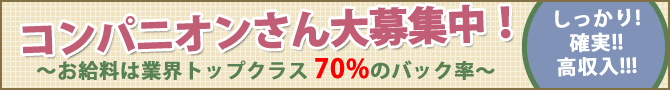 コンパニオンさん大募集中です!